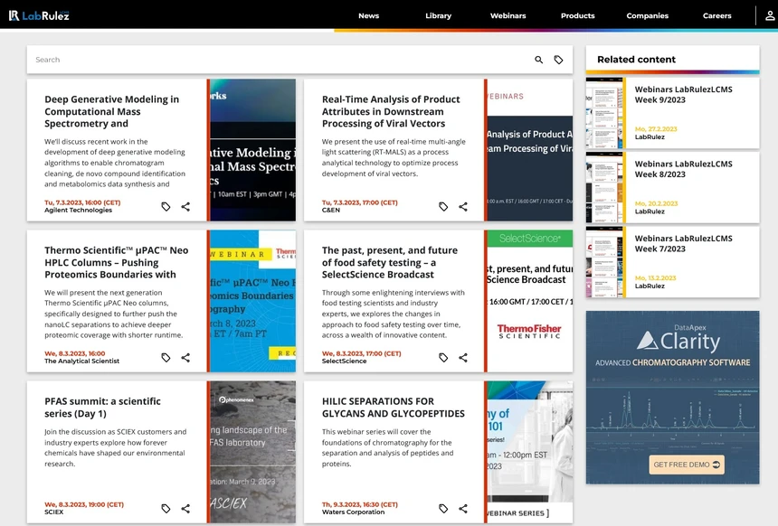 <p>LabRulez: Webinars LabRulezLCMS Week 10/2023</p>