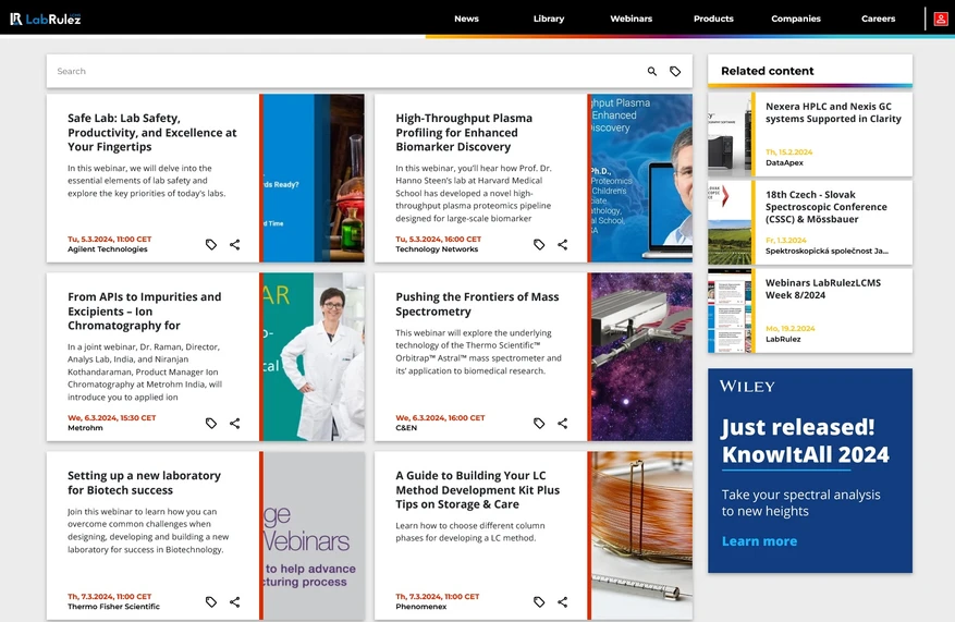 <p>LabRulez: Webinars LabRulezLCMS Week 10/2024</p>
