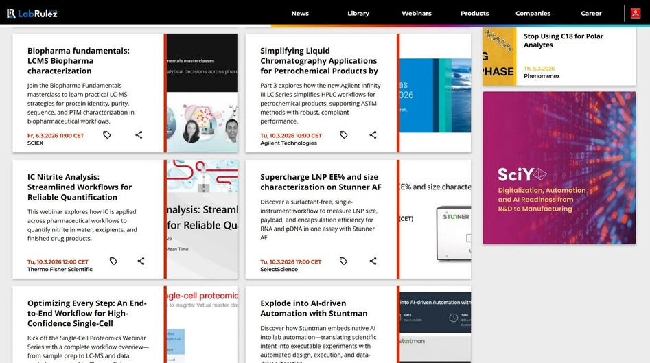 <p>LabRulez: Webinars LabRulezLCMS Week 11/2026</p>