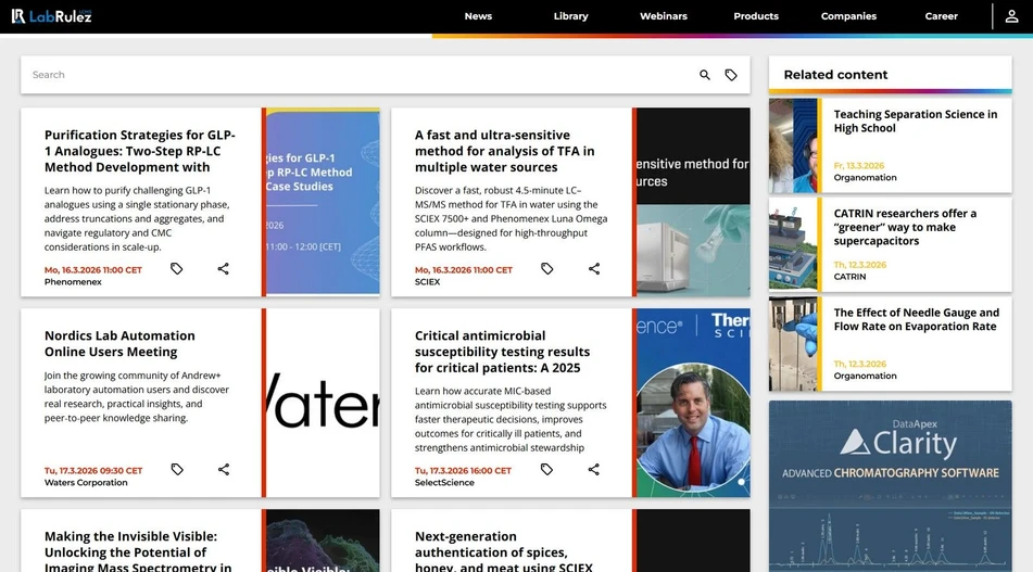 <p>LabRulez: Webinars LabRulezLCMS Week 12/2026</p>