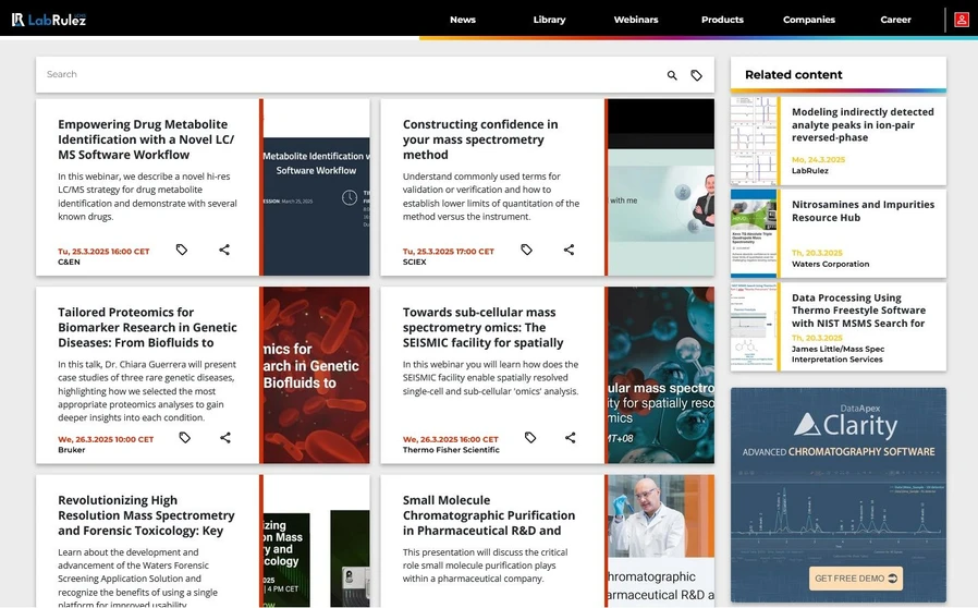<p>LabRulez: Webinars LabRulezLCMS Week 13/2025</p>