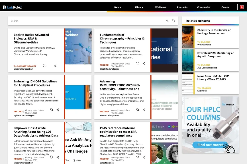 <p>LabRulez: Webinars LabRulezLCMS Week 17/2025</p>
