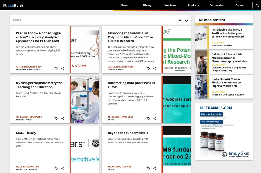 <p>LabRulez: Webinars LabRulezLCMS Week 18/2024</p>
