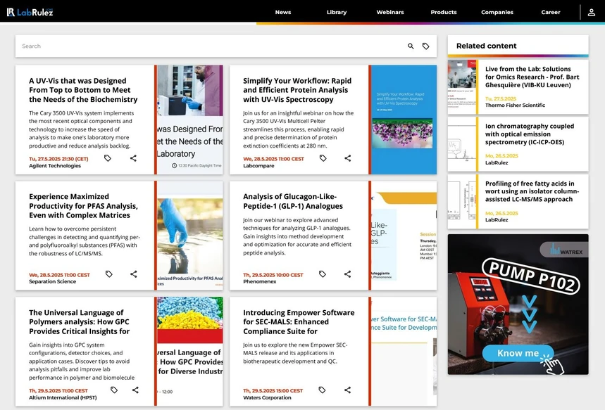 <p>LabRulez: Webinars LabRulezLCMS Week 22/2025</p>