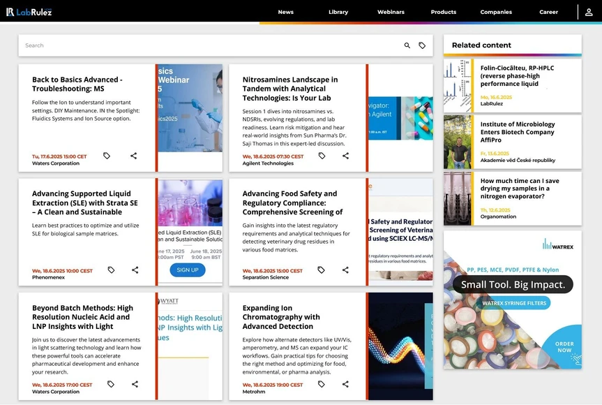 <p>LabRulez: Webinars LabRulezLCMS Week 25/2025</p>