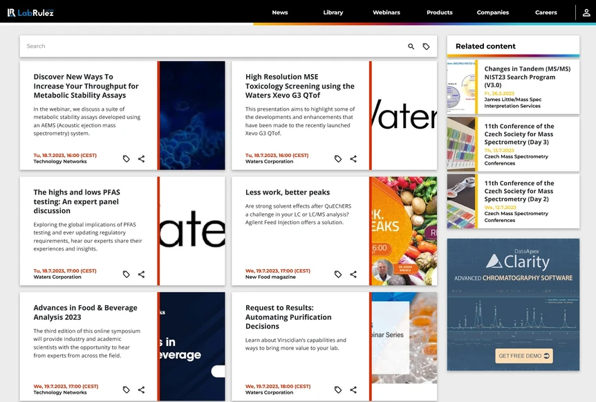 <p>LabRulez: Webinars LabRulezLCMS Week 29/2023</p>