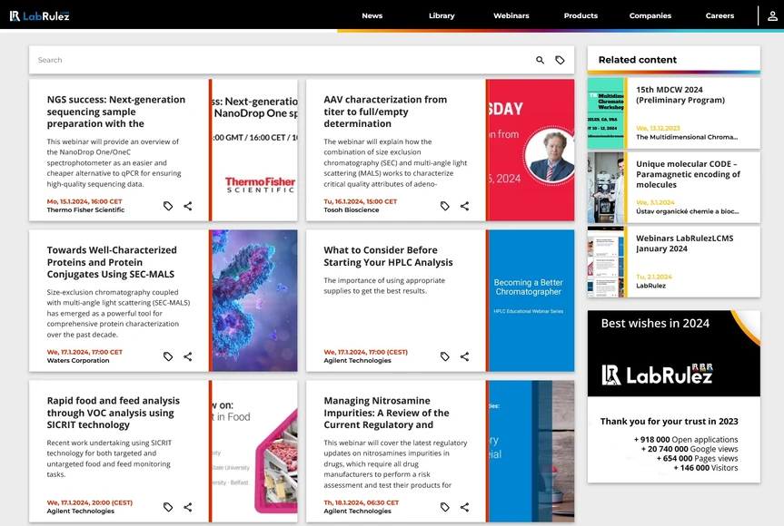 <p>LabRulez: Webinars LabRulezLCMS Week 2-3/2024</p>
