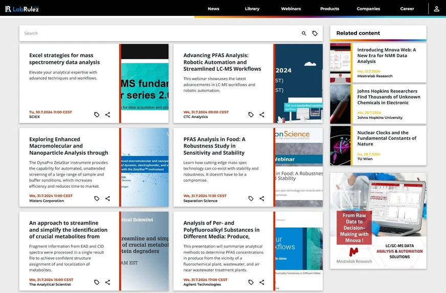 <p>LabRulez: Webinars LabRulezLCMS Week 31/2024</p>

