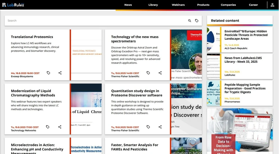 <p>LabRulez: Webinars LabRulezLCMS Week 34/2025</p>