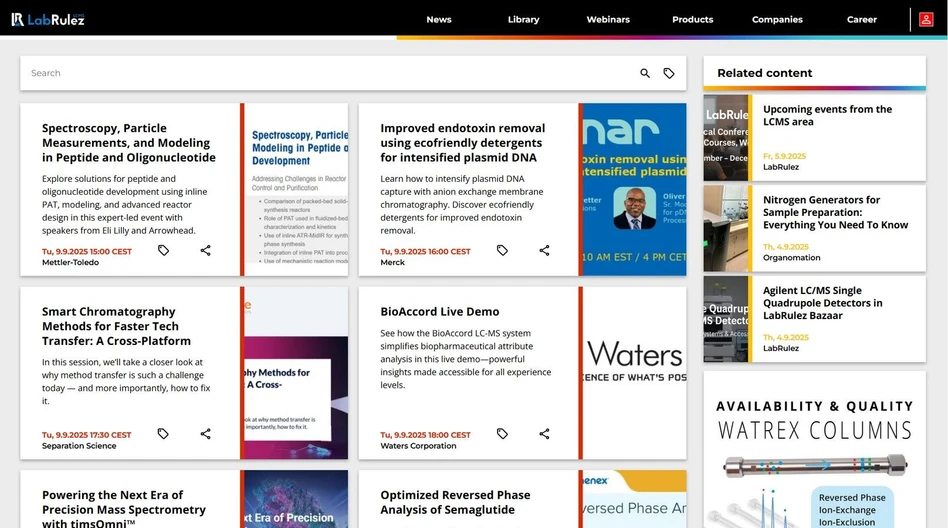 <p>LabRulez: Webinars LabRulezLCMS Week 37/2025</p>