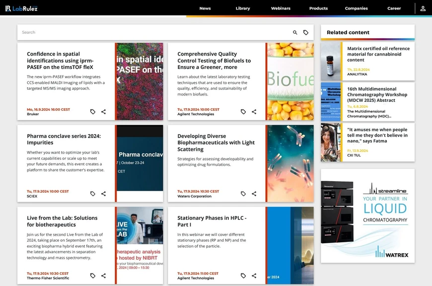 <p>LabRulez: Webinars LabRulezLCMS Week 38/2024</p>