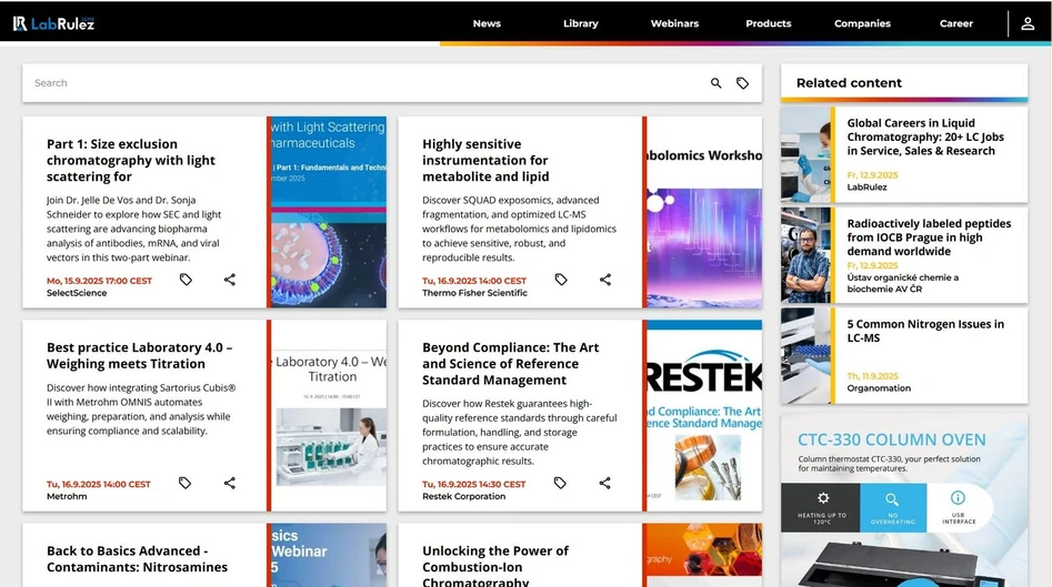 <p>LabRulez: Webinars LabRulezLCMS Week 38/2025</p>