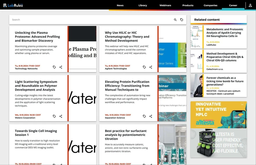 <p>LabRulez: Webinars LabRulezLCMS Week 41/2024</p>