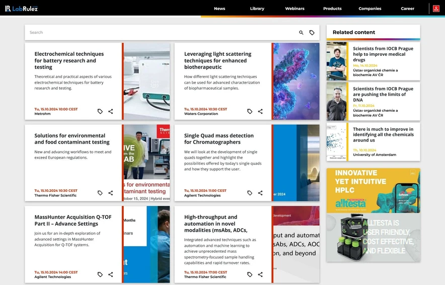 <p>LabRulez: Webinars LabRulezLCMS Week 42/2024</p>