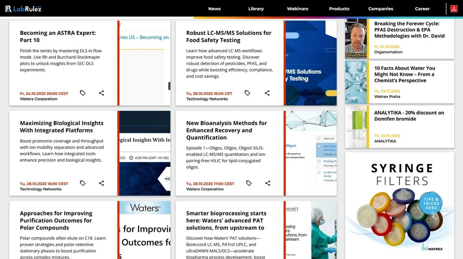 <p>LabRulez: Webinars LabRulezLCMS Week 44/2025</p>