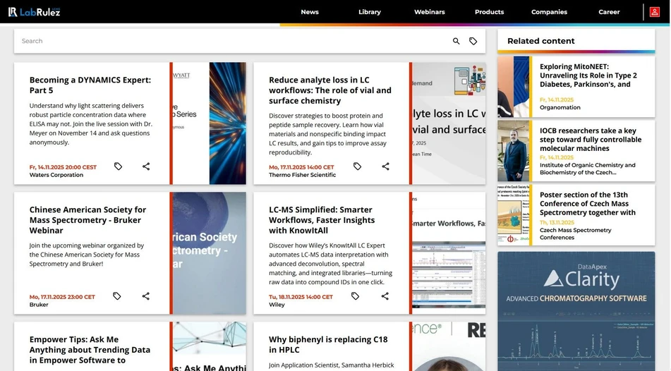 <p>LabRulez: Webinars LabRulezLCMS Week 47/2025</p>