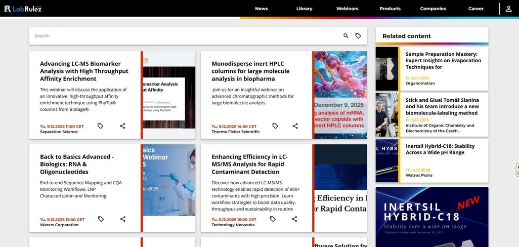 <p>LabRulez: Webinars LabRulezLCMS Week 50/2025</p>