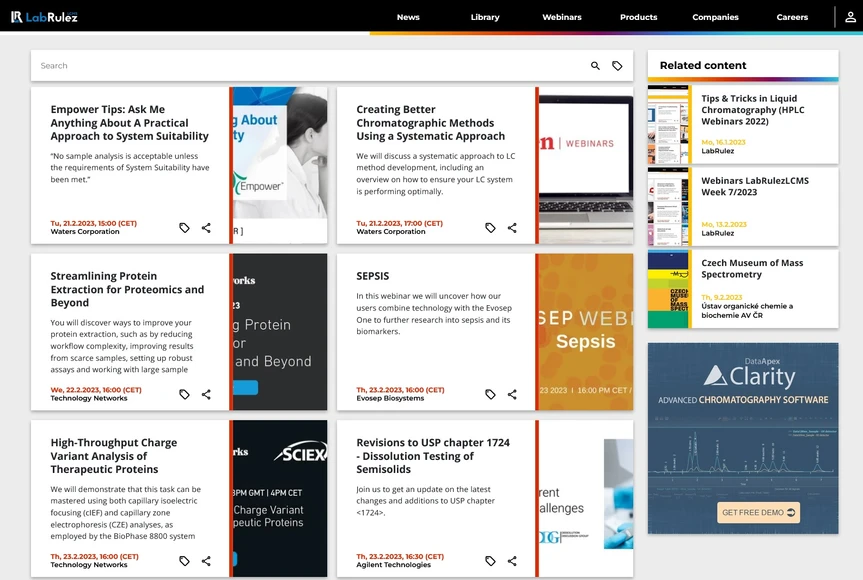 <p>LabRulez: Webinars LabRulezLCMS Week 8/2023</p>
