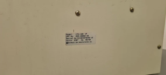 Shimadzu CTO-10A VP HPLC Column Oven(Refurbished)