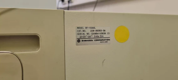 Shimadzu RF-10A XL fluorescence HPLC detector (on parts)
