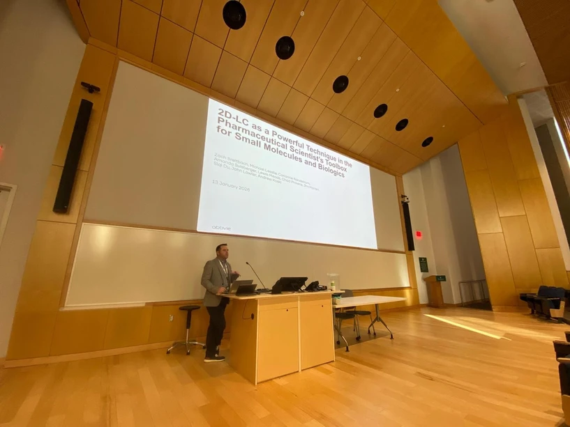 MDCW: 17th MDCW 2026 (Day 1): KL-2 2D-LC as a powerful technique in the pharmaceutical scientist's toolbox for small molecules and biologics (Zachary Breitbach, AbbVie)