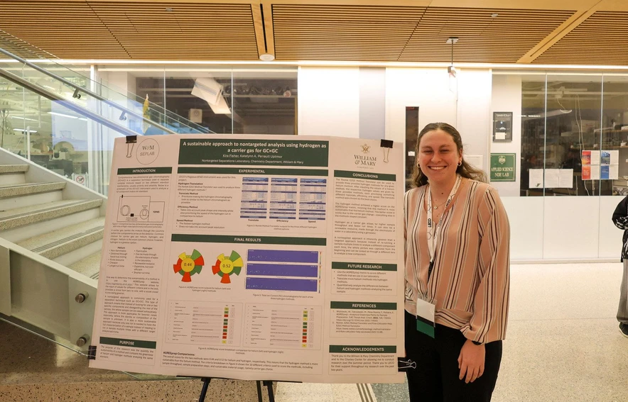 MDCW: 17th MDCW 2026 (Day 2): P-13 A sustainable approach to nontargeted analysis using hydrogen as a carrier gas for GC×GC (Kira Fisher, William & Mary)