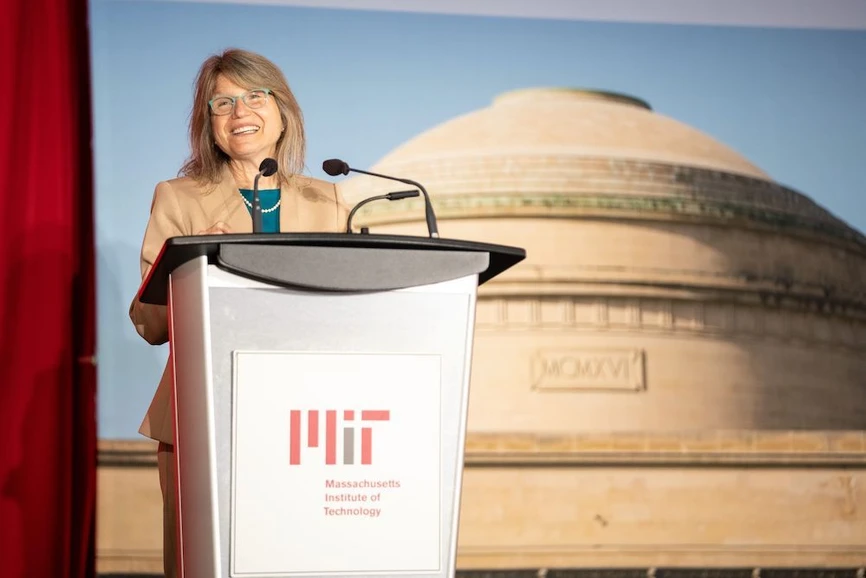 MIT: President Sally Kornbluth.