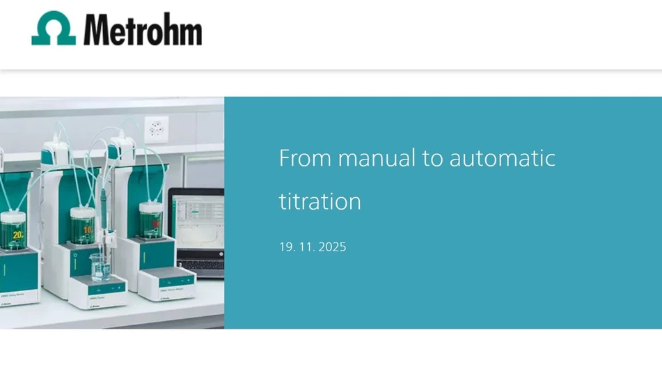 Metrohm: Best Practice: How to Convert from Manual to Automatic Titration