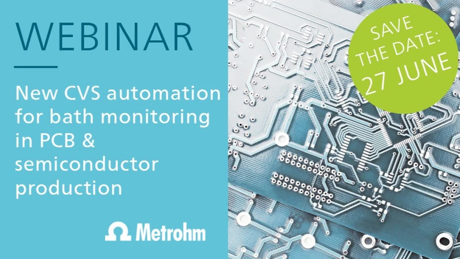 Metrohm: Next level of CVS automation - how to increase the efficiency of your routine analysis