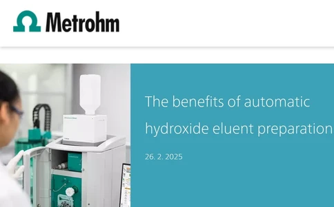 The benefits of automatic hydroxide eluent preparation