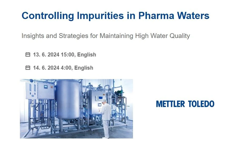 Mettler-Toledo: Controlling Impurities in Pharma Waters