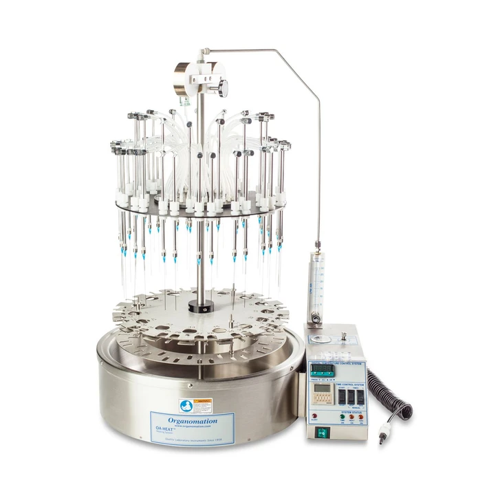 Organomation: 45 Position N-EVAP Nitrogen Evaporator.