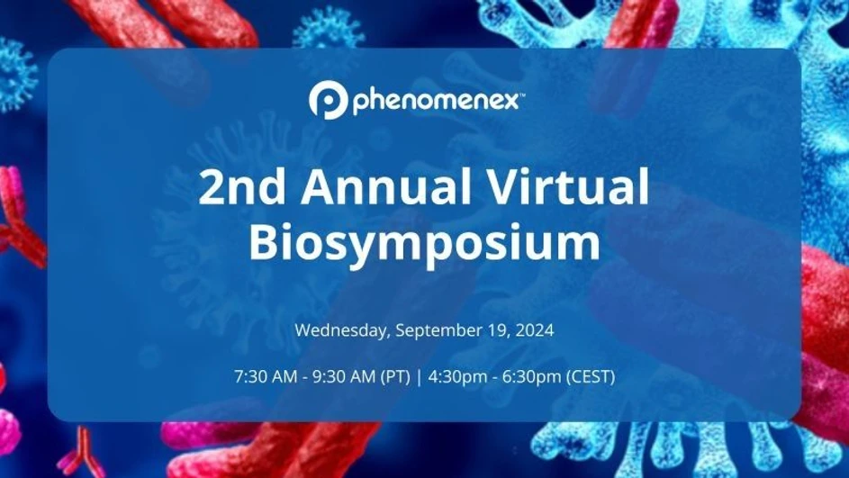Phenomenex: 2nd Annual Virtual Biosymposium