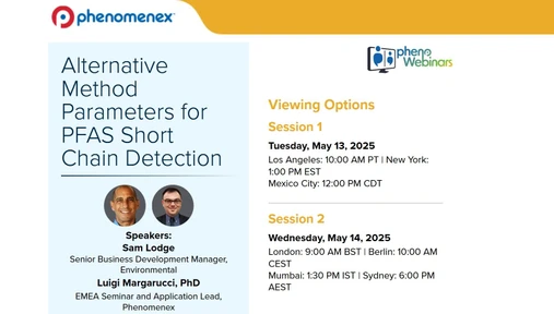 Alternative Method Parameters for PFAS Short Chain Detection