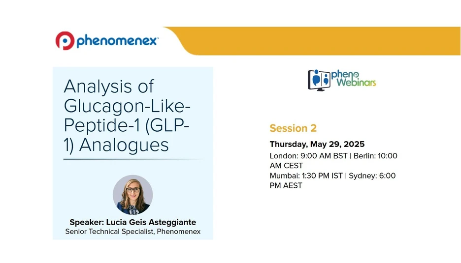 Phenomenex: Analysis of Glucagon-Like-Peptide-1 (GLP-1) Analogues