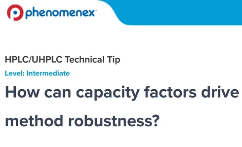 How can capacity factors drive method robustness?