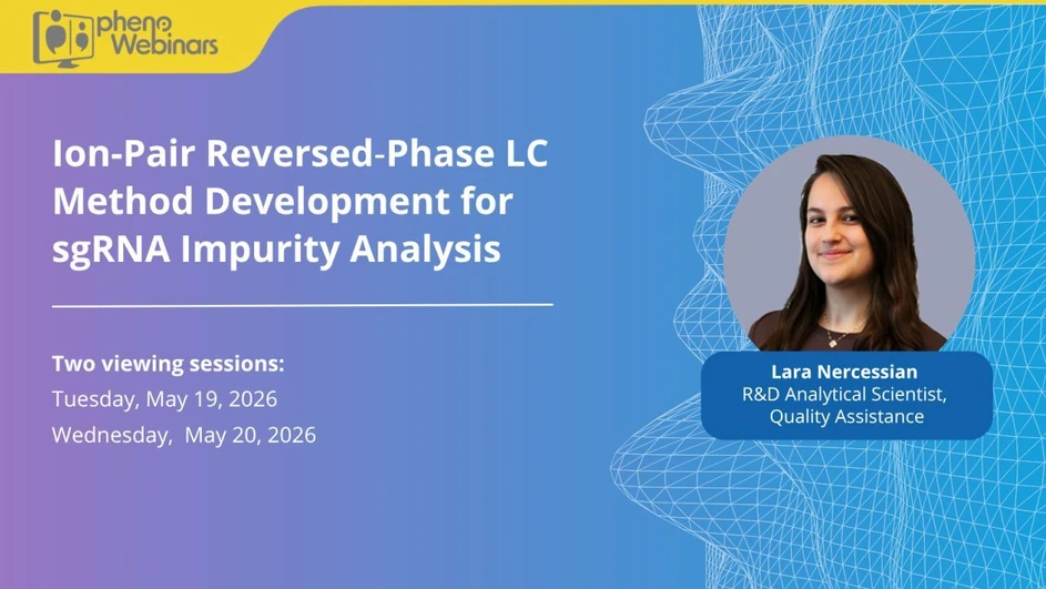 Phenomenex: Ion-Pair Reversed‑Phase LC Method Development for sgRNA Impurity Analysis