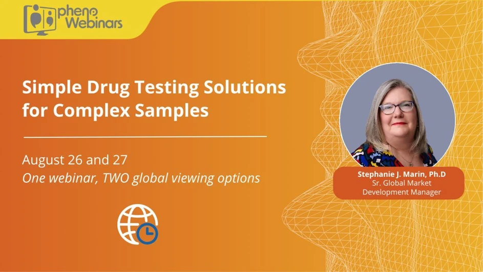 Phenomenex: Simple Drug Testing Solutions for Complex Samples