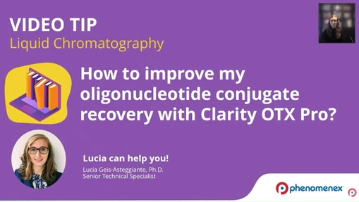 Improving Oligonucleotide Conjugate Recovery with Clarity XRO