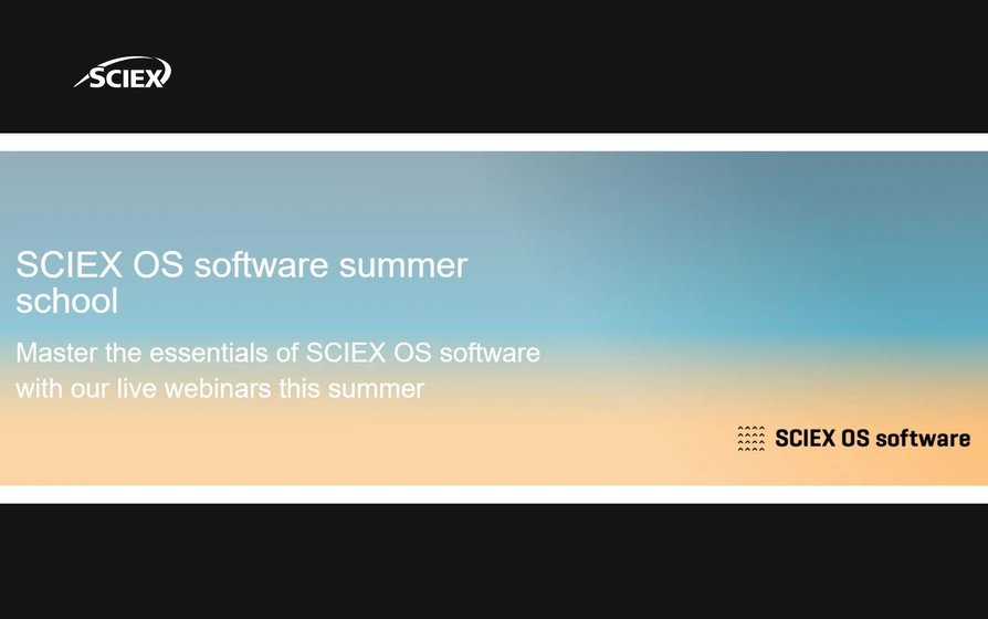 SCIEX OS software summer school
