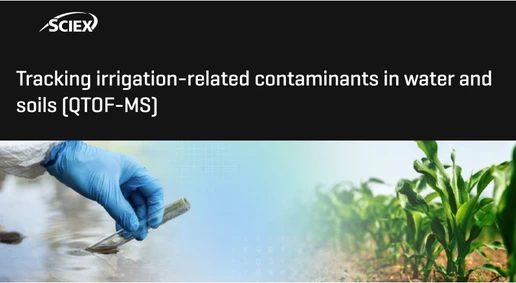 Tracking irrigation-related contaminants in water and soils (QTOF-MS)
