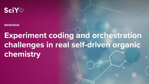 Experiment coding and orchestration challenges in real self-driven organic chemistry