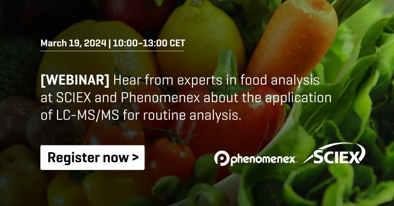 SCIEX: LC-MS/MS workflow solutions for food safety testing