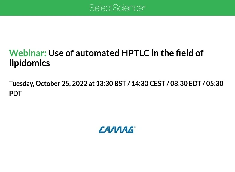 SelectScience: Use of automated HPTLC in the field of lipidomics