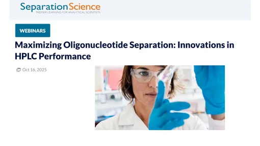 Maximizing Oligonucleotide Separation: Innovations in HPLC Performance