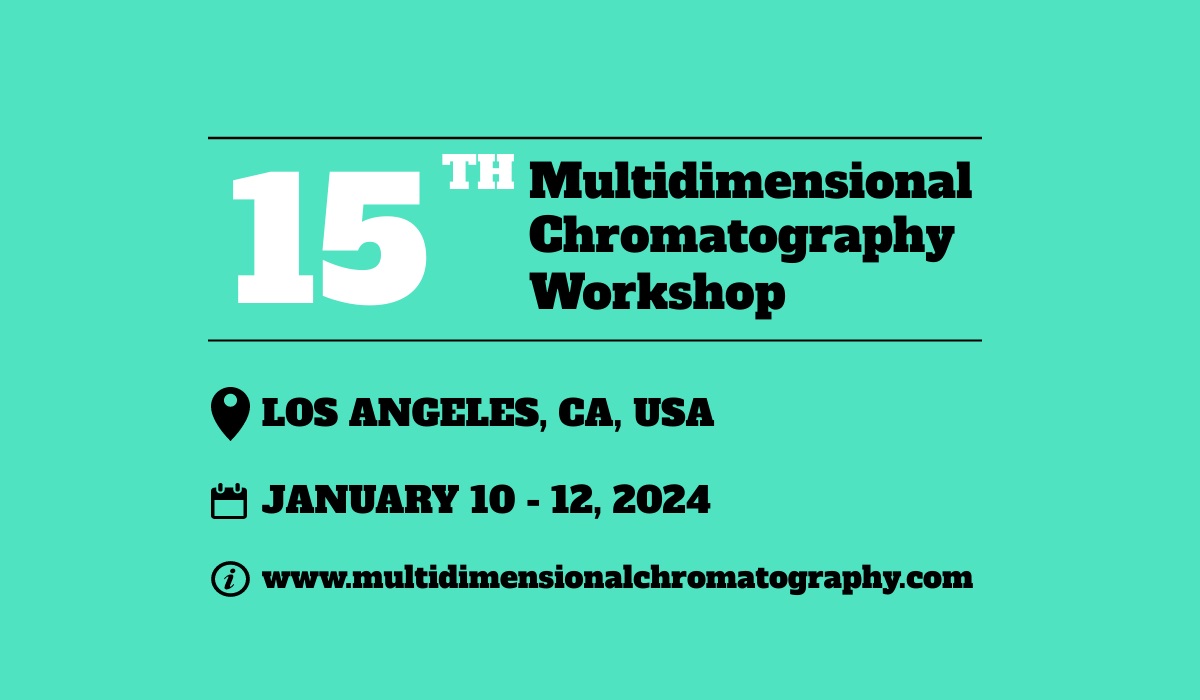 15th Multidimensional Chromatography Workshop (MDCW)