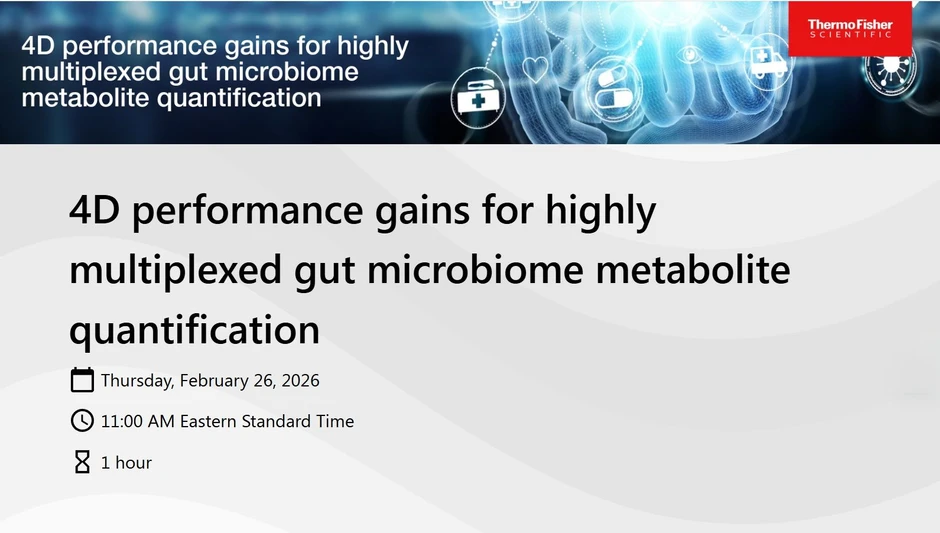 Thermo Fisher Scientific: 4D performance gains for highly multiplexed gut microbiome metabolite quantification