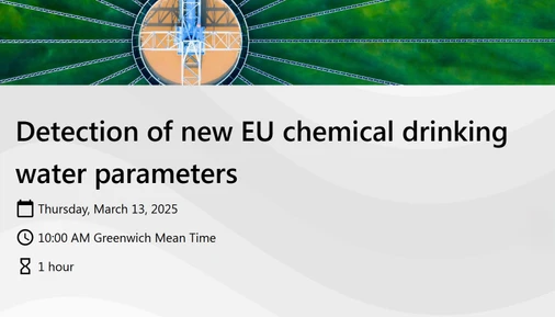 Detection of new EU chemical drinking water parameters