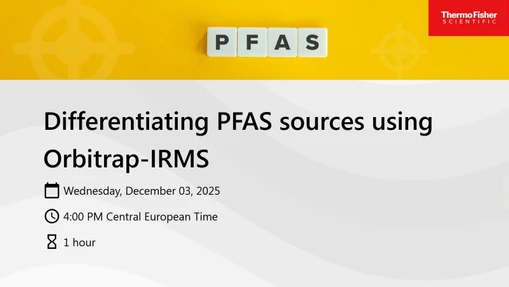 Differentiating PFAS sources using Orbitrap-IRMS