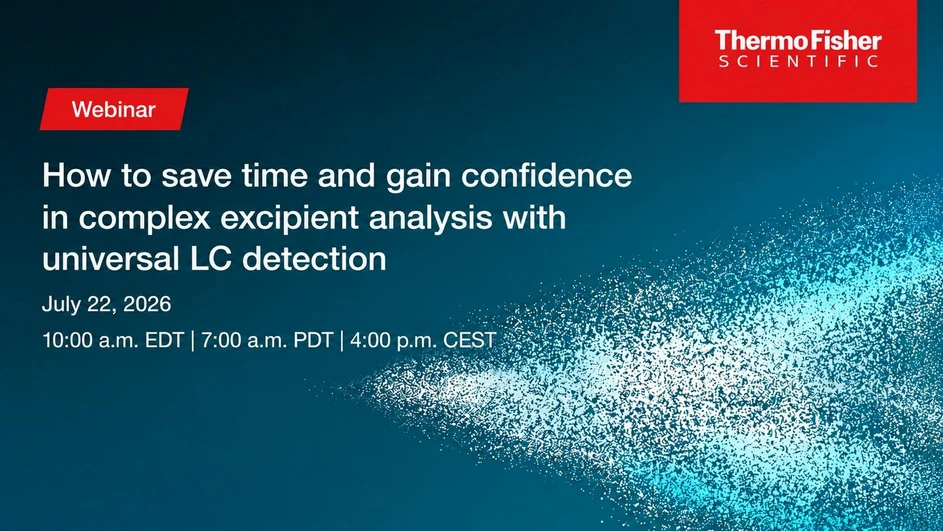 Thermo Fisher Scientific: How to save time and gain confidence in complex excipient analysis with universal LC detection